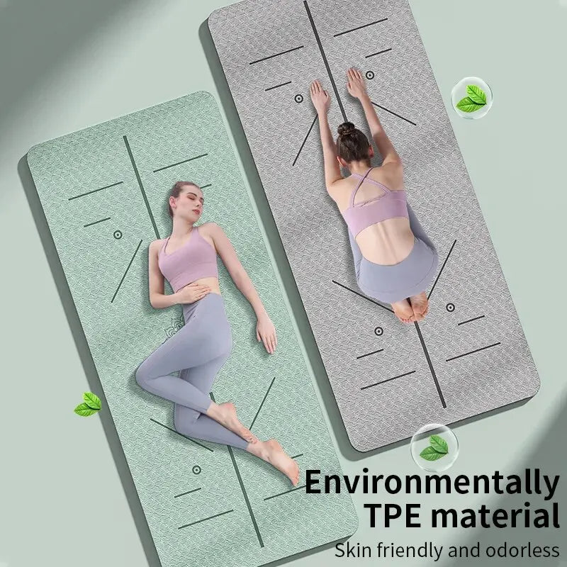 Comfort and Confidence Combined: Eco-Friendly Yoga Mat with Carrying Strap